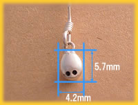 謎の生命他ピアス寸法